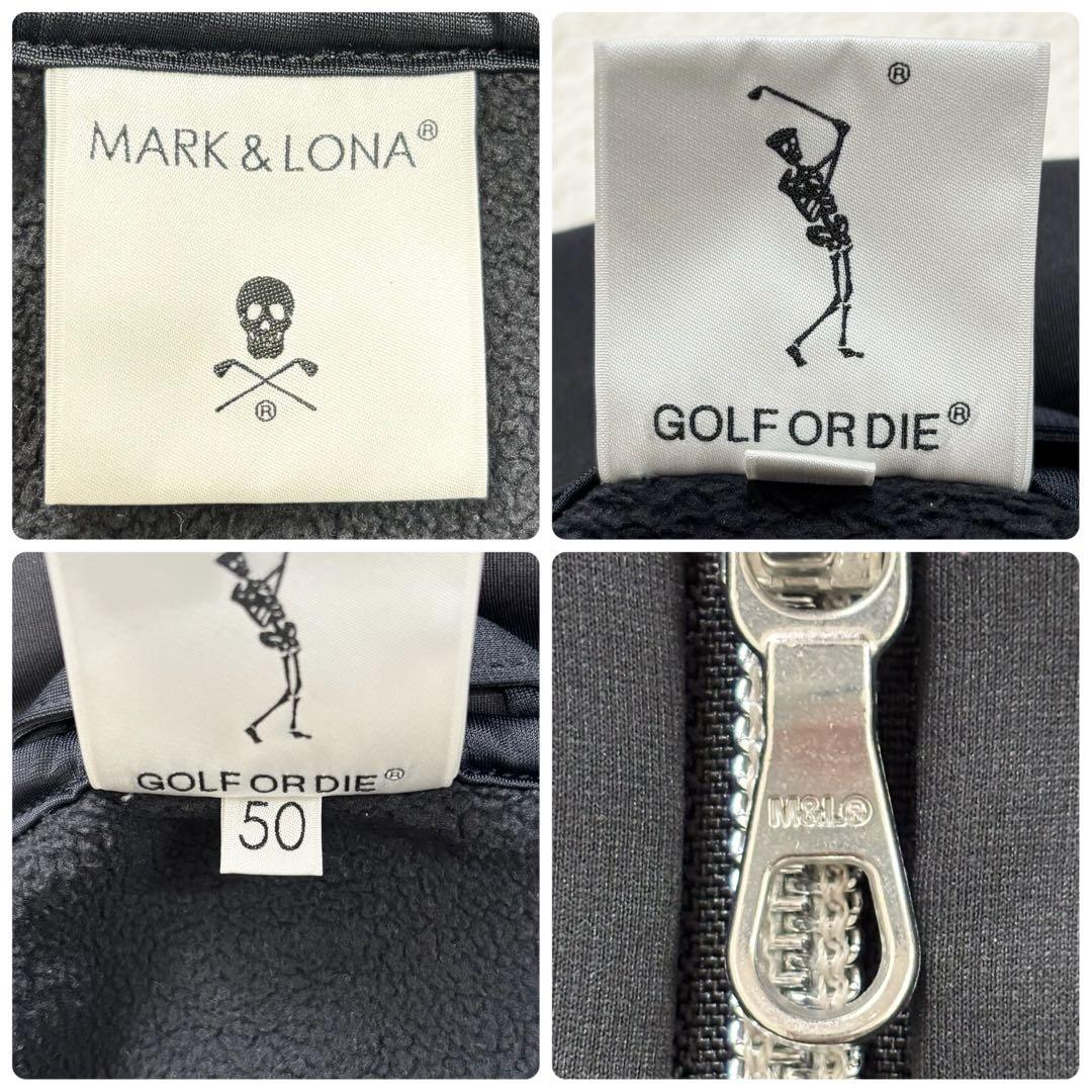 美品 MARK&LONA マークアンドロナ ダンボールニット ジャケット ゴルフ