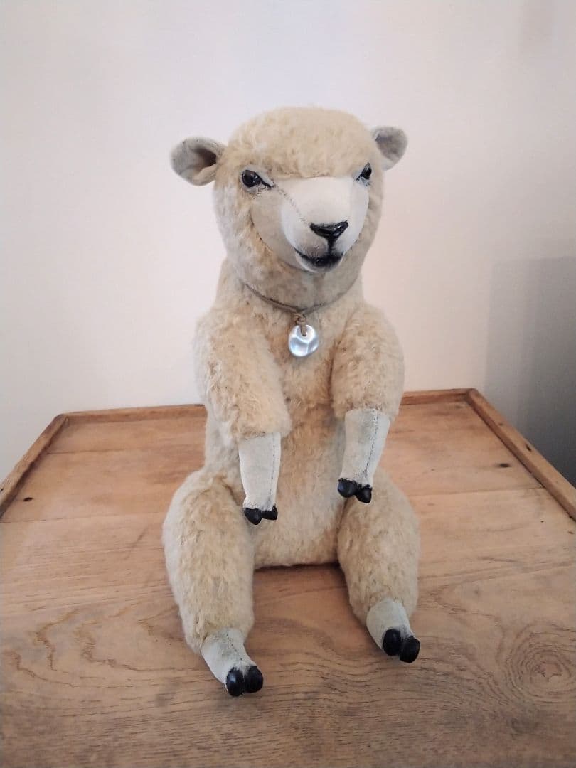テディベア 作家　アーティストベア　ヒツジ　plum's 梅津恭子さん