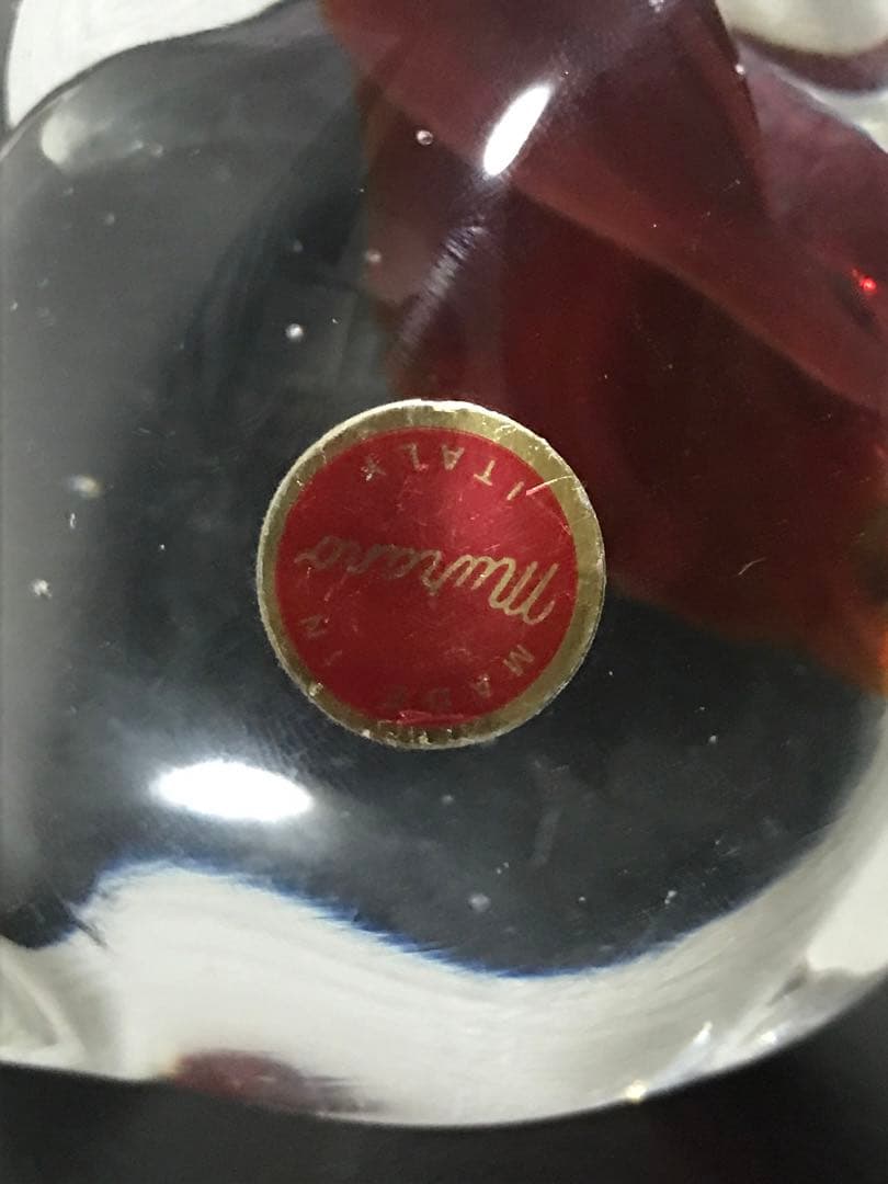 ベネチアンガラス Murano ムラノ　ムラーノ　猫　キャット　2点セット