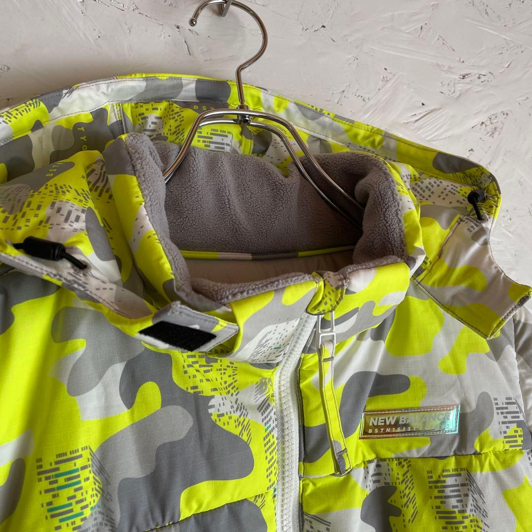 ゴルフウェア【newbalance】4WAY中綿フルジップブルゾン　迷彩柄　2