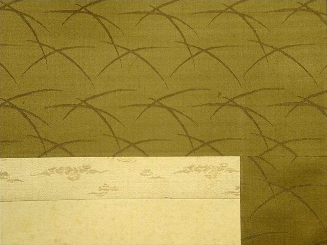 掛軸 井口華秋『支那山水図』中国山水 絹本 肉筆 無地箱付 掛け軸 a11204