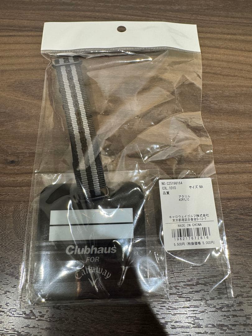Callaway CLUBHAUS Tour Golf Bag　Tagセット