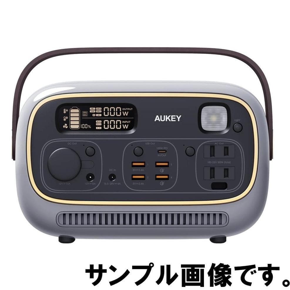 新品 AUKEY ポータブル電源 PS-RE03 グレー 容量297Wh