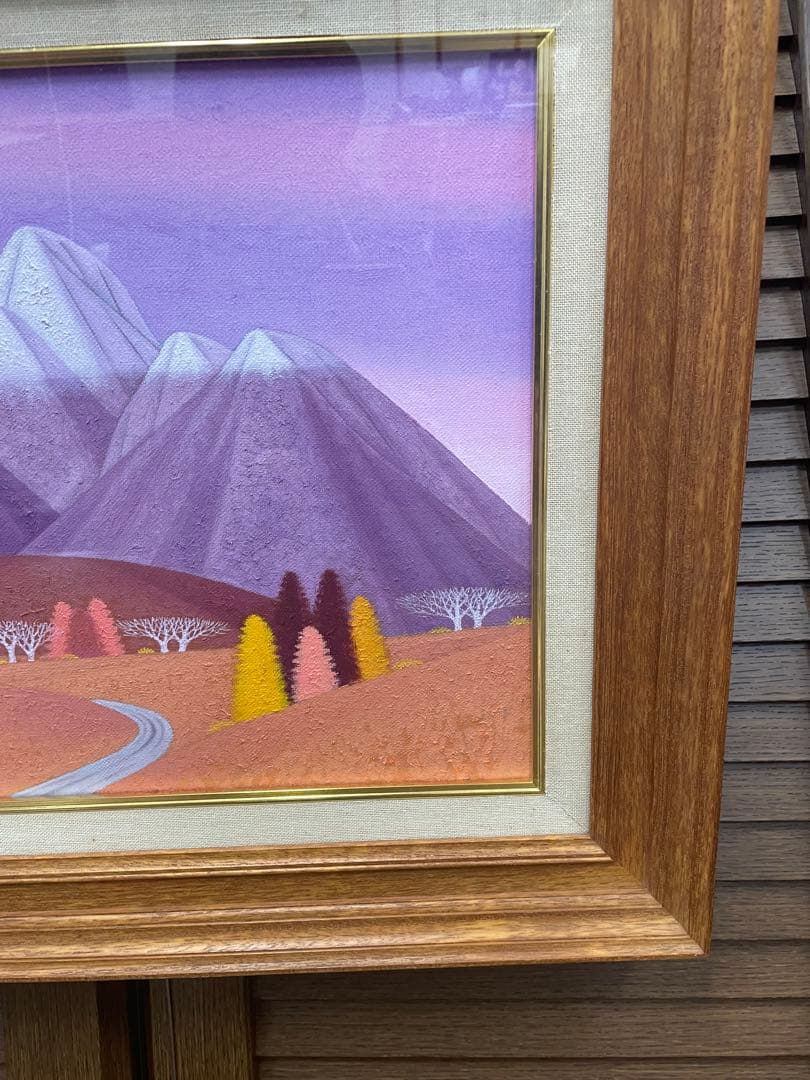 【一枚の繪】画家 高瀬三郎 『初冬の朝日岳（那須）』油絵 F6号