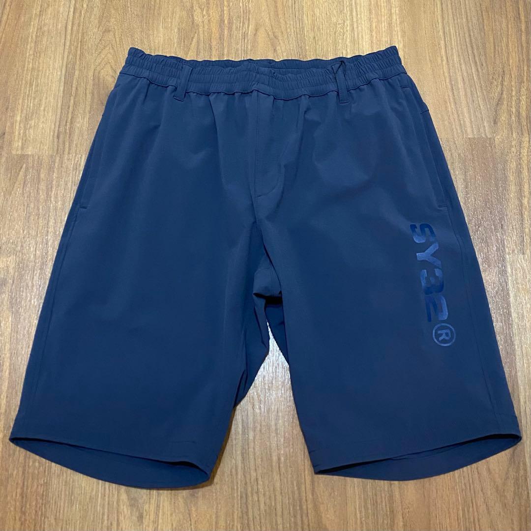 【SY32 SWEET YEARS】ショートパンツ L ネイビー