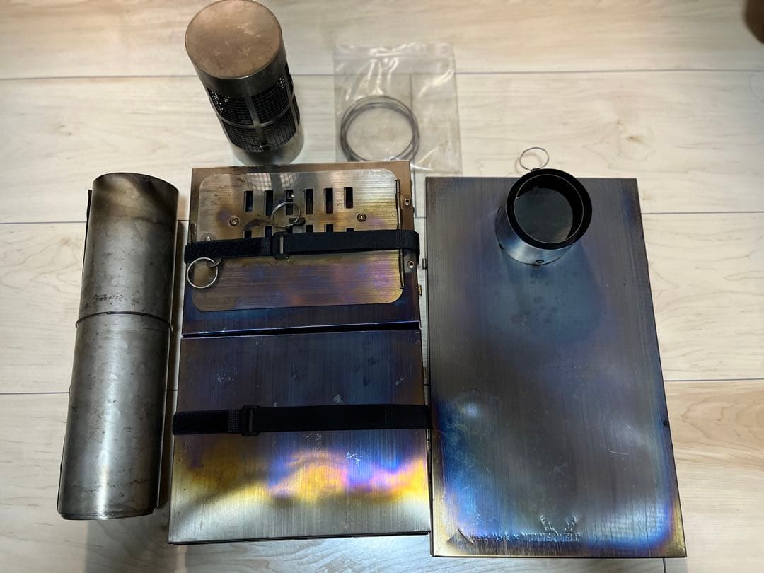 テンマクデザイン　ウィンナーウェル　チタン製薪ストーブ　廃盤品