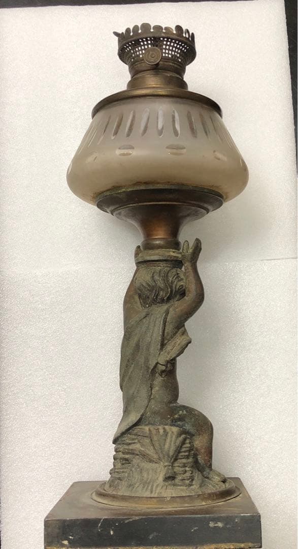 明治〜大正レトロ　オイルランプ アンティーク