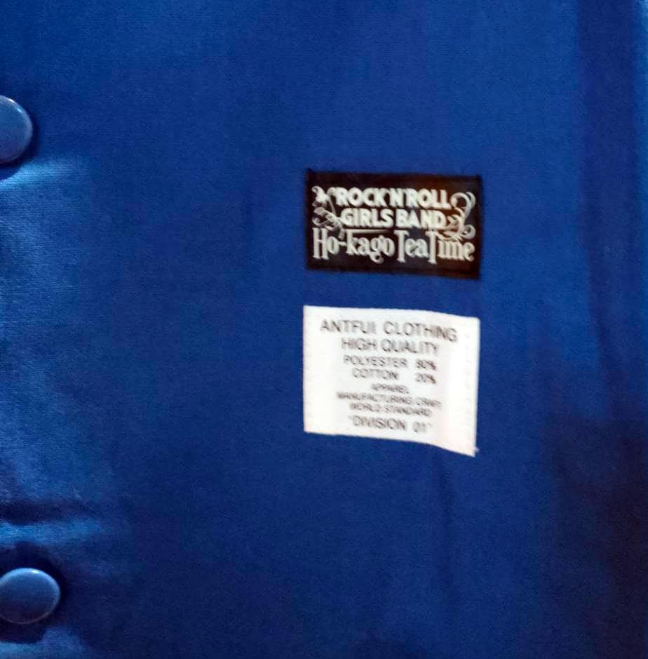 ◤ 未使用 けいおん！ ◢ K-ON! 中野梓 コーチジャケットアニメ 5周年