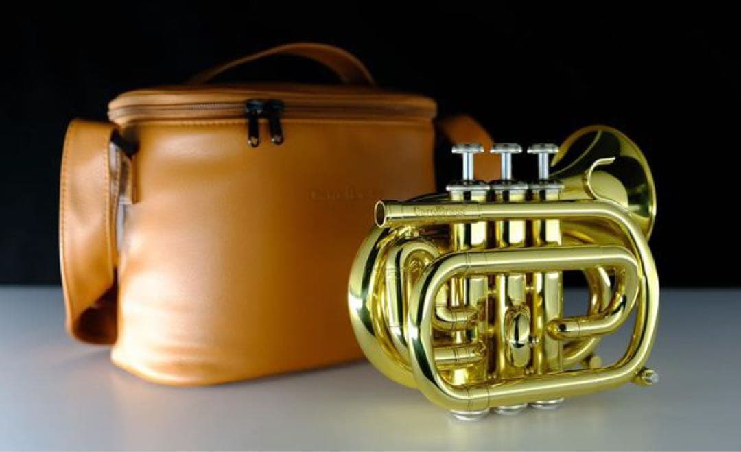 Carol Brass レザーバッグ　ミニトランペット専用