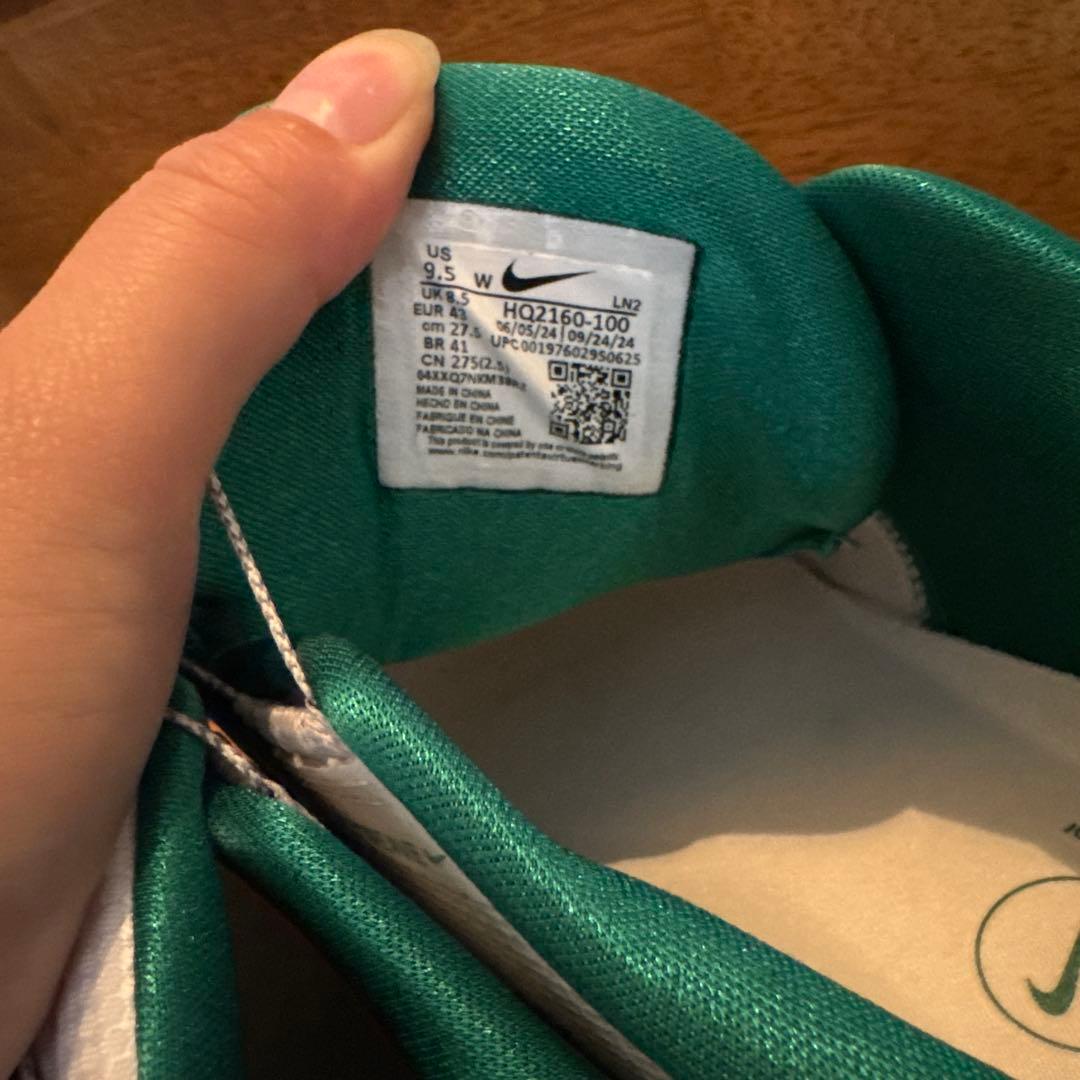 Nike ゴルフシューズ ホワイト/グリーン