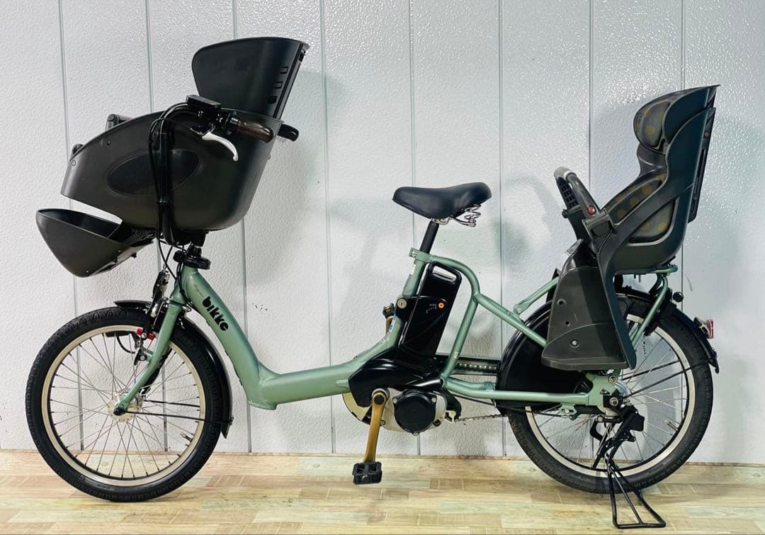 ★3233ブリヂストン8.9アンペア 20インチ子供乗せ電動アシスト自転車