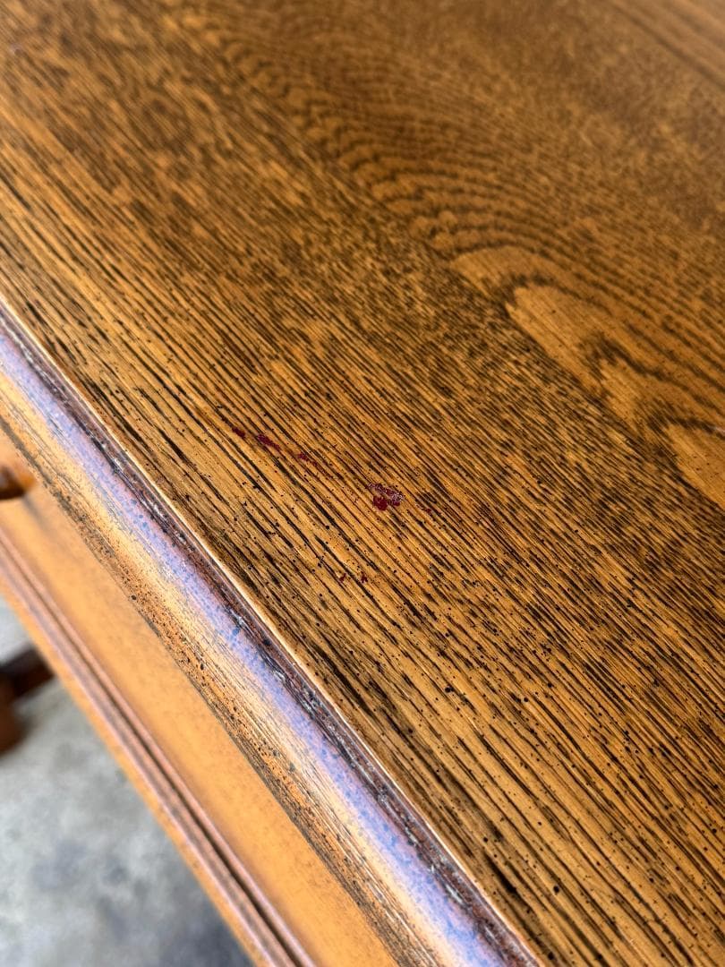 英国アンティークコンソールテーブル ホールテーブル 木製 オーク材 イギリス