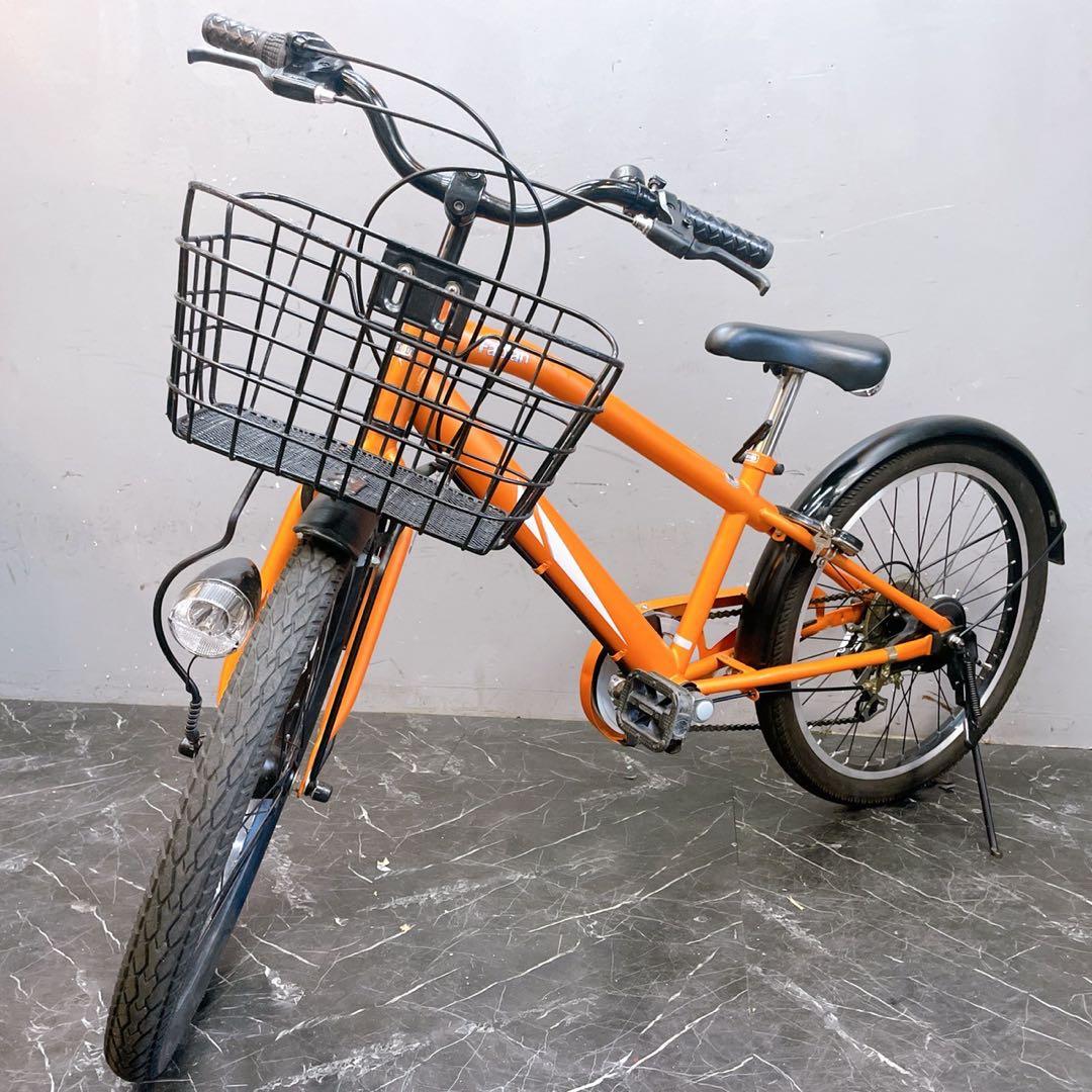 【955】《関西 引き取り》子供用自転車 子供車 Fabian オレンジ