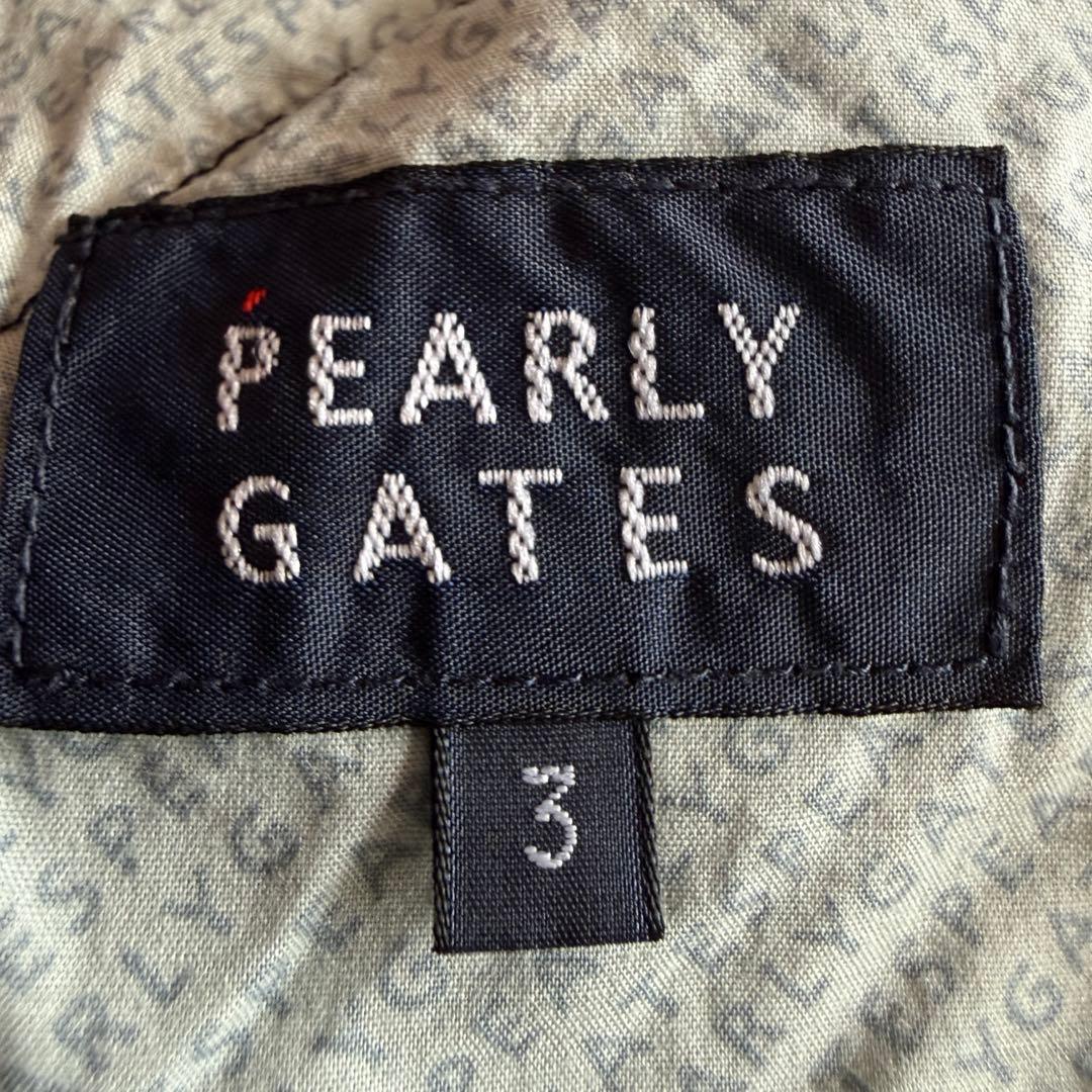 現行モデル　パーリーゲイツ　パンツ　黒　ブラック　S〜M相当　コットン素材　3