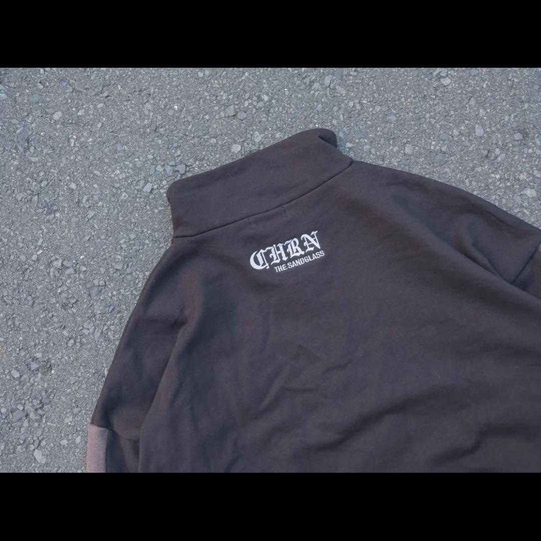 CHRONOIZM クロノイズム ハーフジップ スウェット　【ブラック】