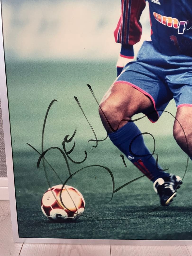 【貴重】　FC東京 ケリー選手　直筆サイン入りパネル