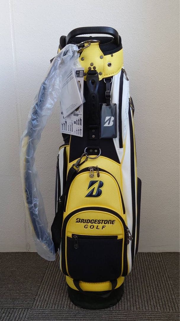 【最終値下げ】新品ブリヂストンゴルフ ツアースタンドバッグ イエローCB2502