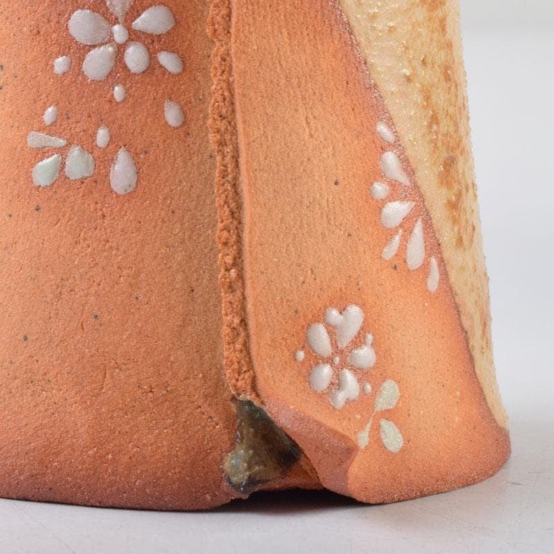 矢羽田英子作　陶人形　雛人形　立雛　共箱　V 8703