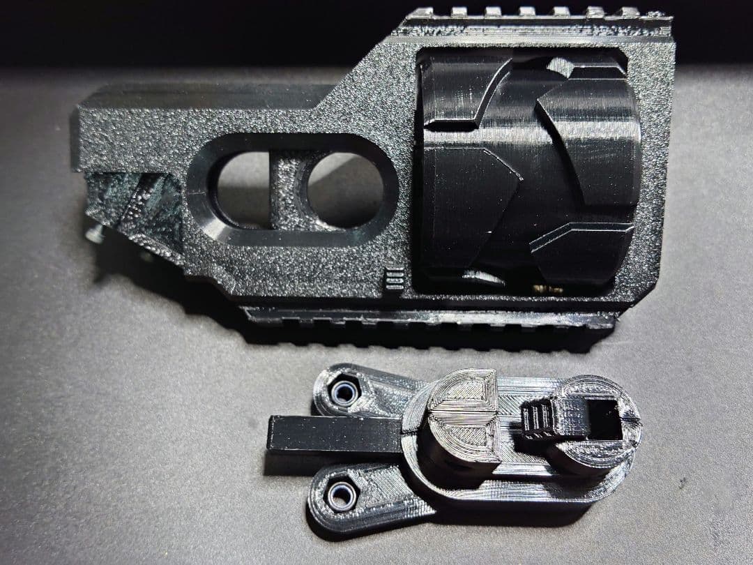 3DP製　リボルバー ショットガン ガス ショットシェル モスカート