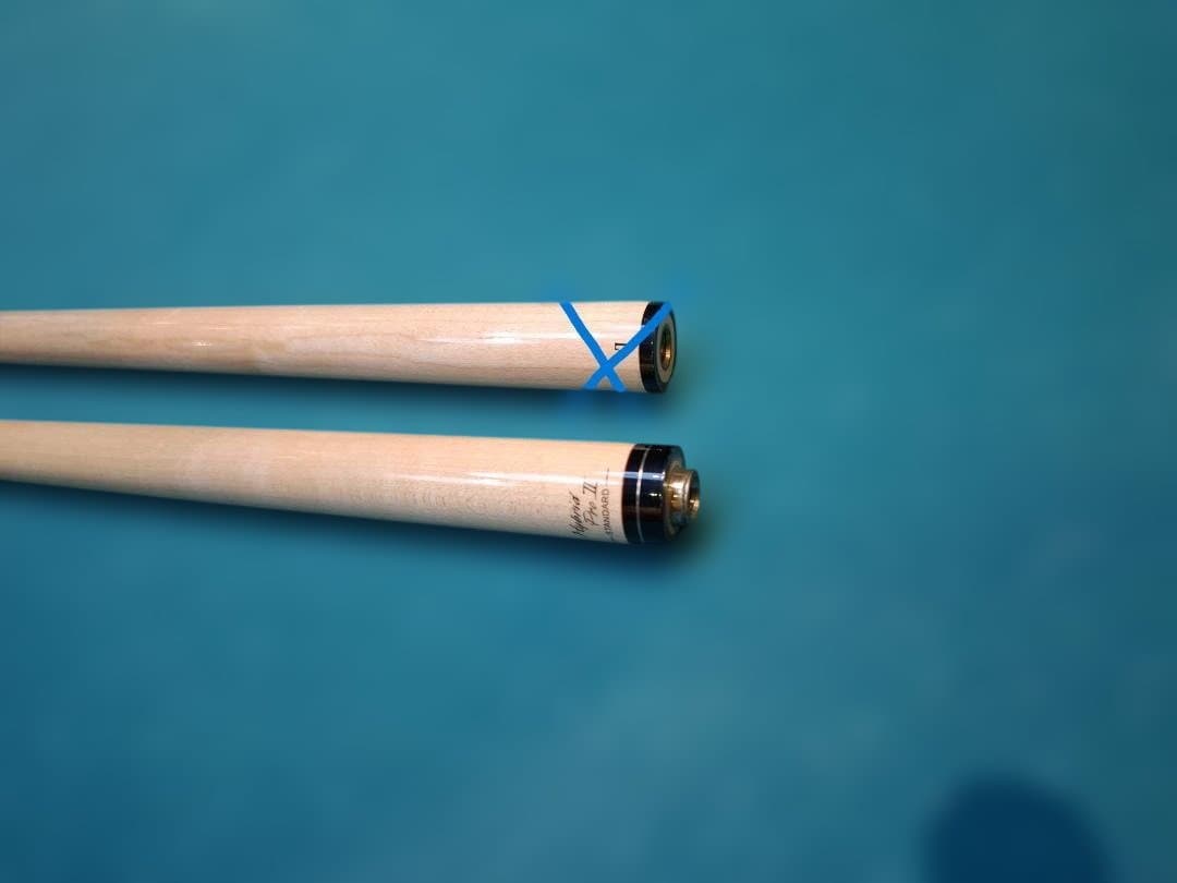 ビリヤードシャフト 2本セット　14山