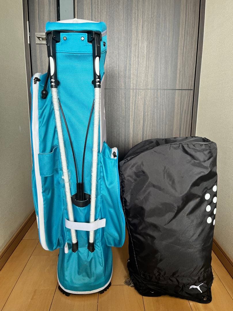 美品　希少PUMA スタンド式キャディバッグ 軽量仕様　レディース　ベルト無し