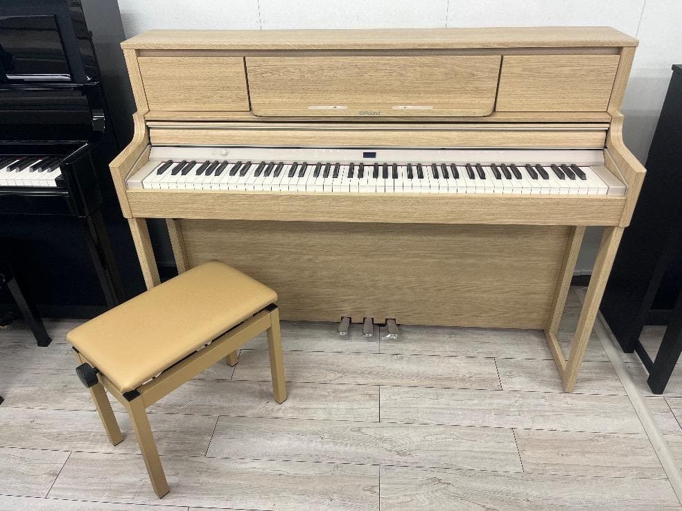 ★77383【電子ピアノ】ROLAND 　LX5LA　24年製