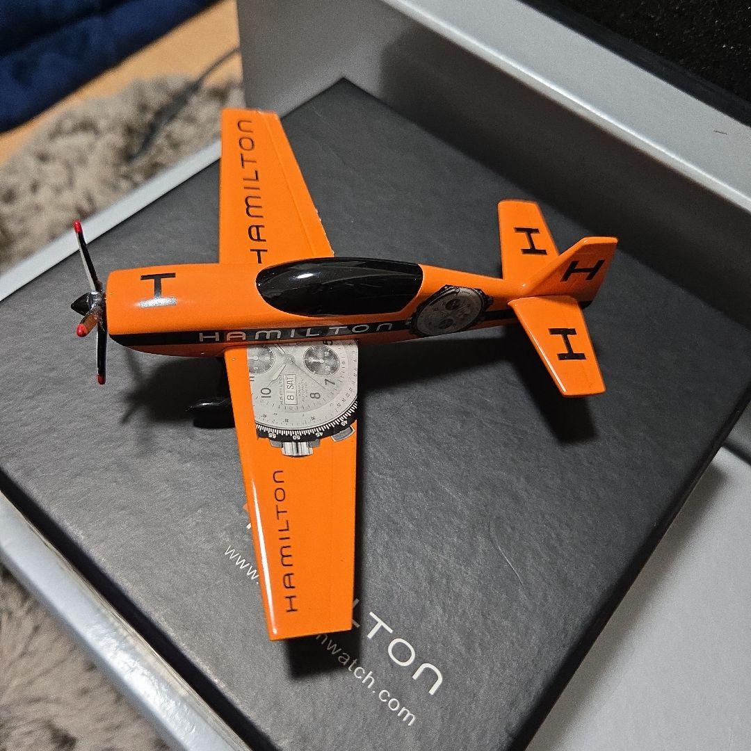 HAMILTON 飛行機模型 オレンジ色