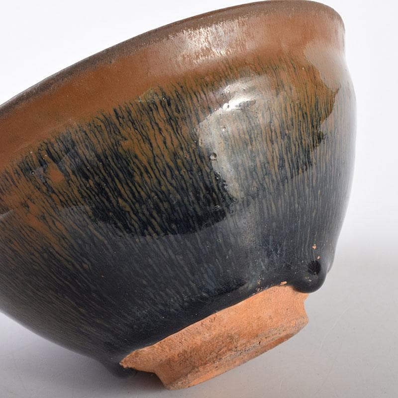 中国　南宋　建窯　禾目天目茶碗　煎茶碗　V　R7811
