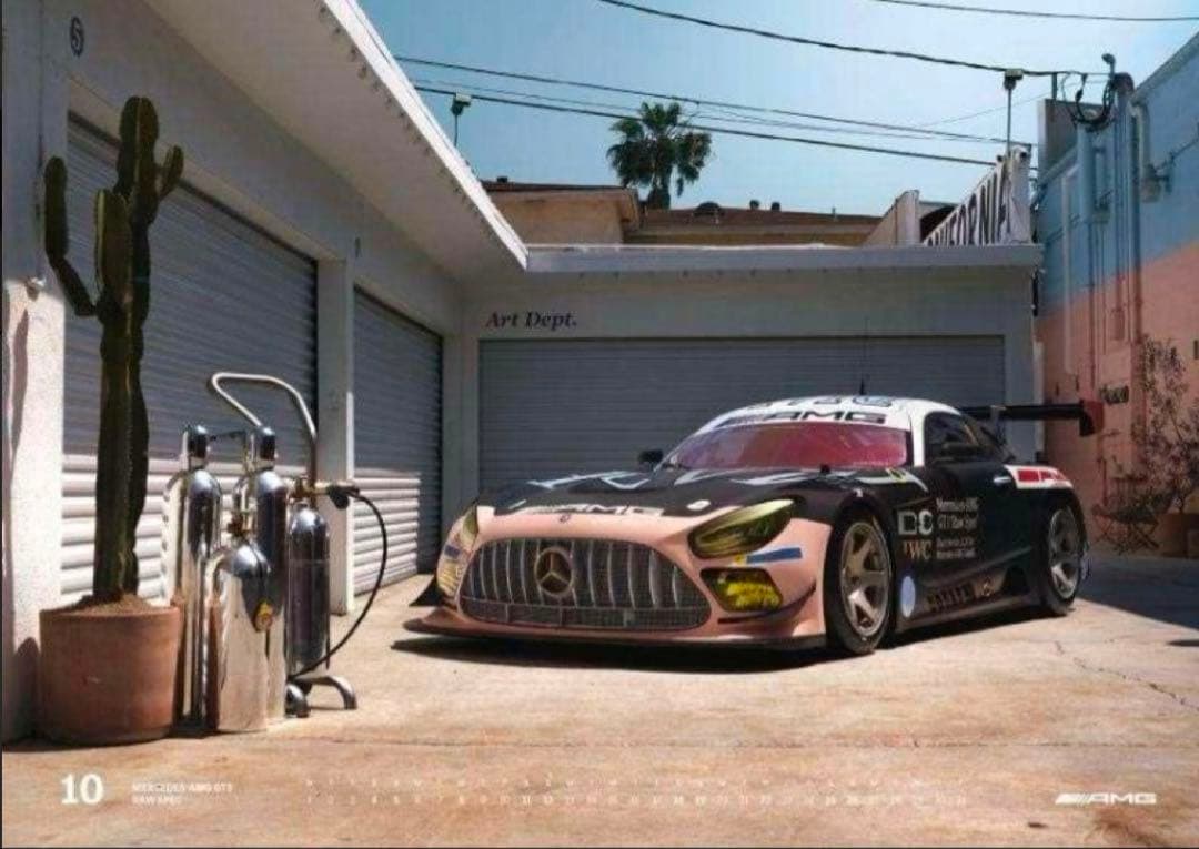 AMG 2025年 壁掛けカレンダー 新品未開封 匿名発送