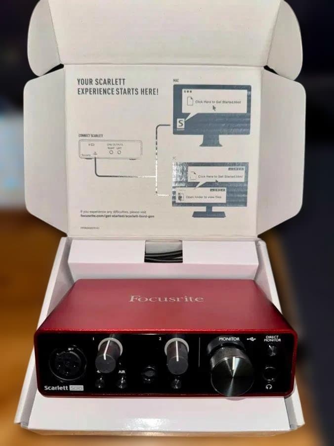 Focusrite Scarlett Solo オーディオインターフェース