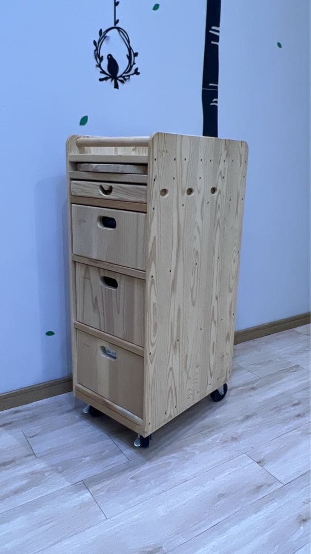 YSパーク ワゴン 木製ワゴン