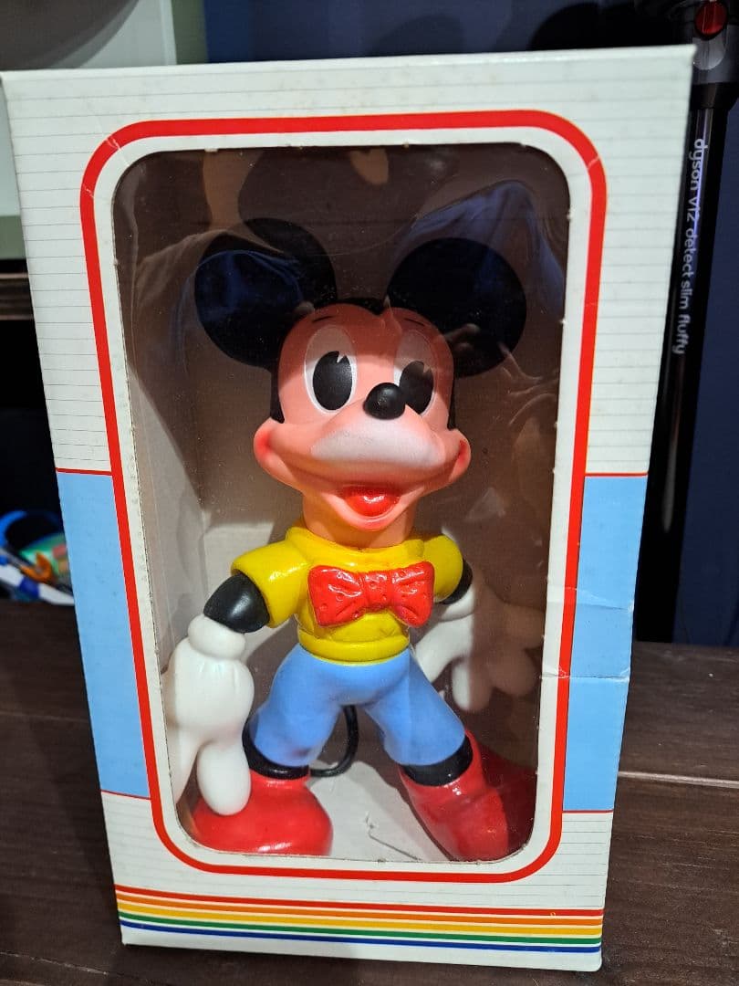 レドラプラスチック製　ミッキーマウス ソフビ