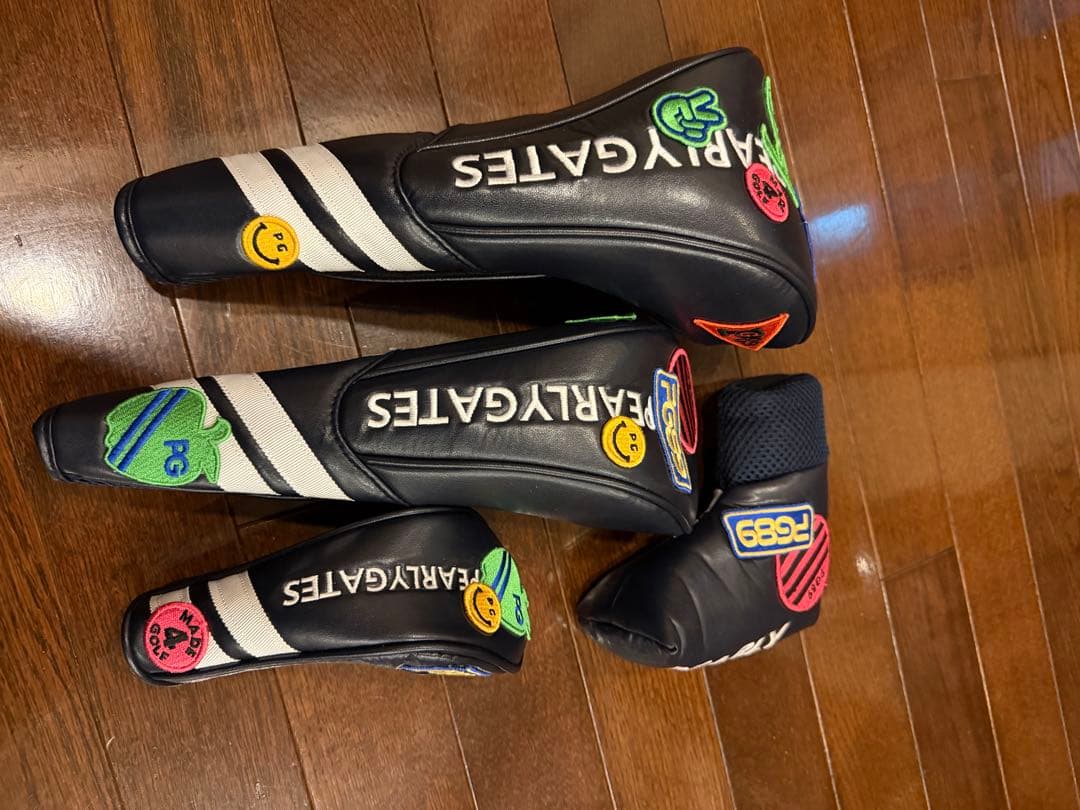 PEARLY GATES キャディバッグ、ヘッドカバー　セット