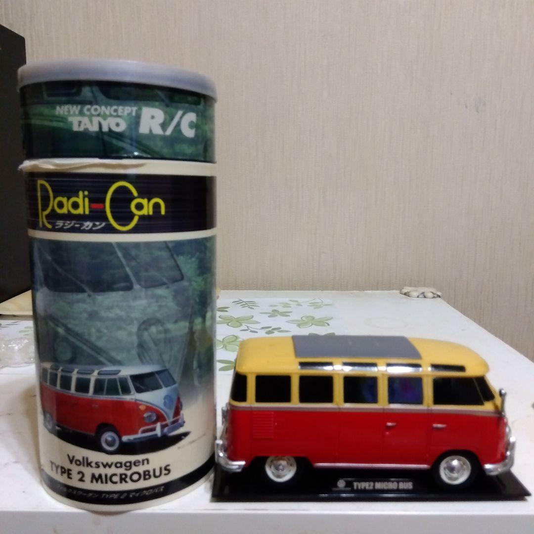 タイヨー ラジ-カン ホォルクスワーゲン TYPE2 白/赤 ワーゲンバス レア