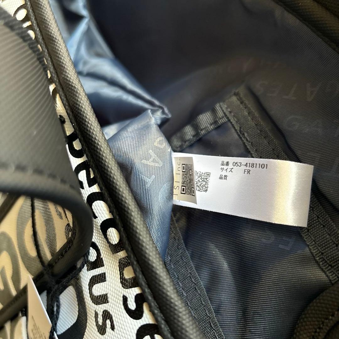 パーリーゲイツ　PGGゴルフロゴロッカーBAGブラック×ホワイト