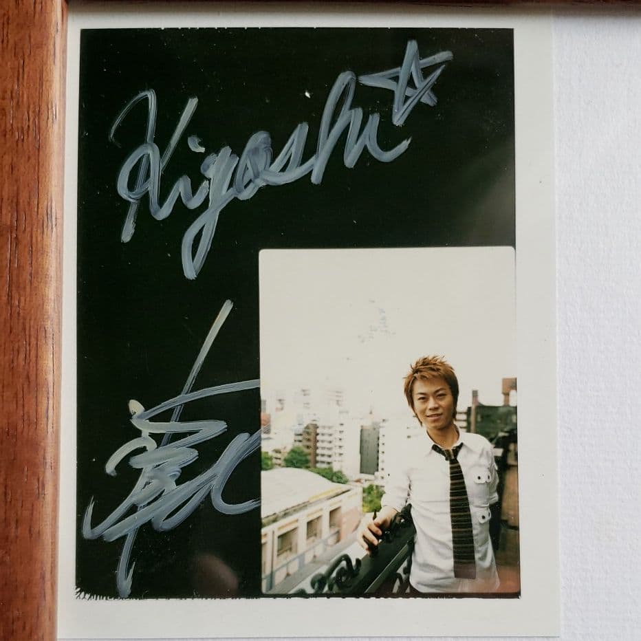 氷川きよしさん　直筆サイン色紙と直筆サイン入りポラロイド