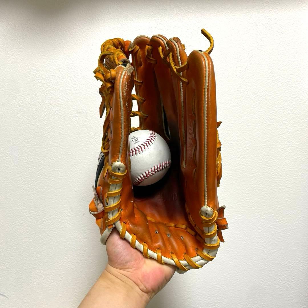 ナイキ プロ実使用 千葉ロッテ 清田選手 硬式 外野手用グローブ