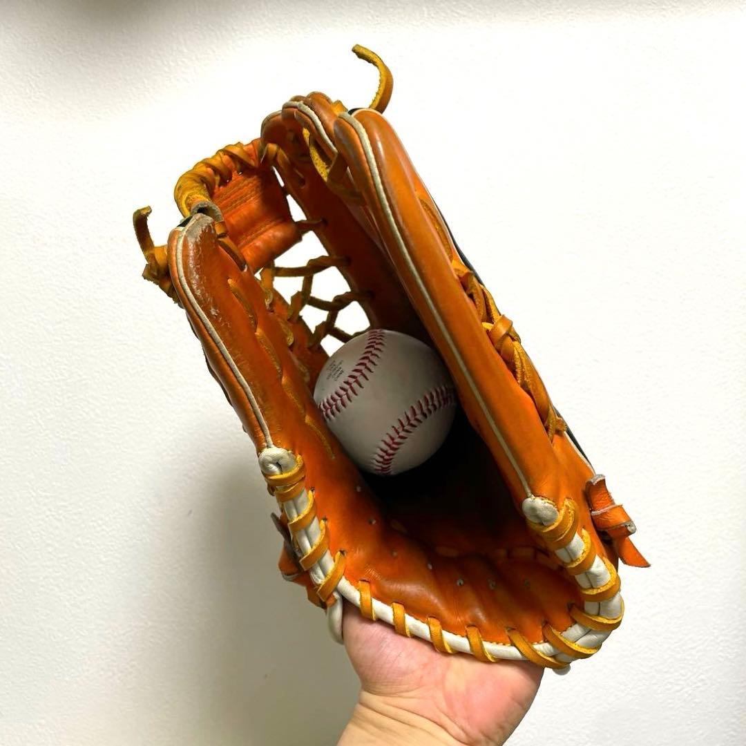 ナイキ プロ実使用 千葉ロッテ 清田選手 硬式 外野手用グローブ