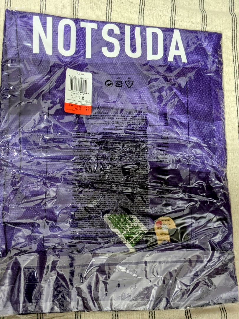 2013年シーズン Notsuda サッカーユニフォームレプリカ　 Lサイズ 紫