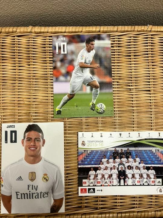 レアル・マドリード　ポストカード　３枚