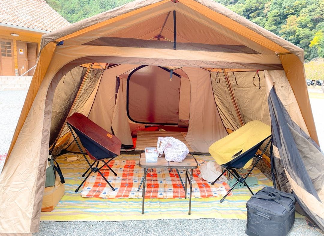 キャンパルジャパン テント【ロッジシェルターII】 5人用インナーテント付き