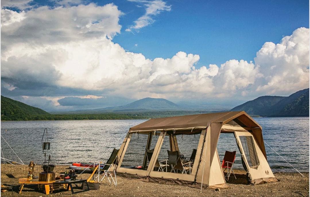 キャンパルジャパン テント【ロッジシェルターII】 5人用インナーテント付き