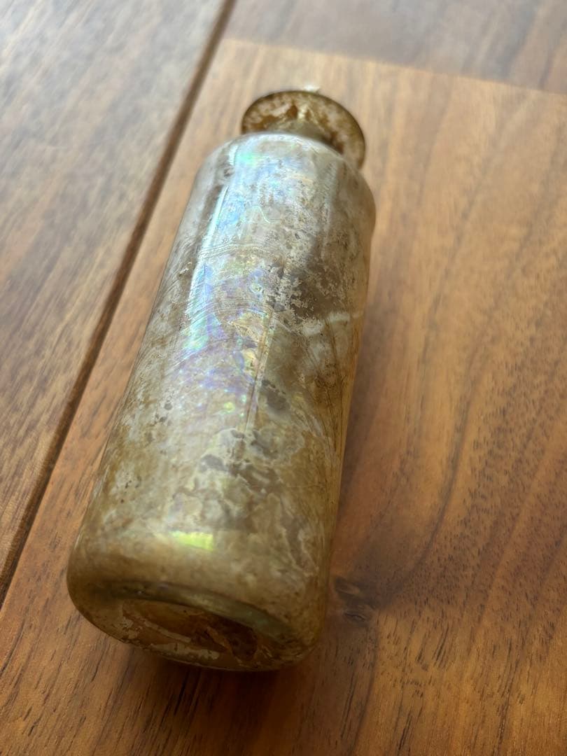 古代ローマガラス　振出　金平糖入れ　茶道具　煎茶道具