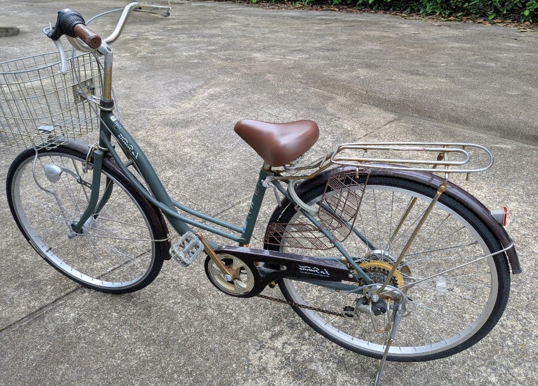 自転車　26インチ　京都市　変速　カゴ付