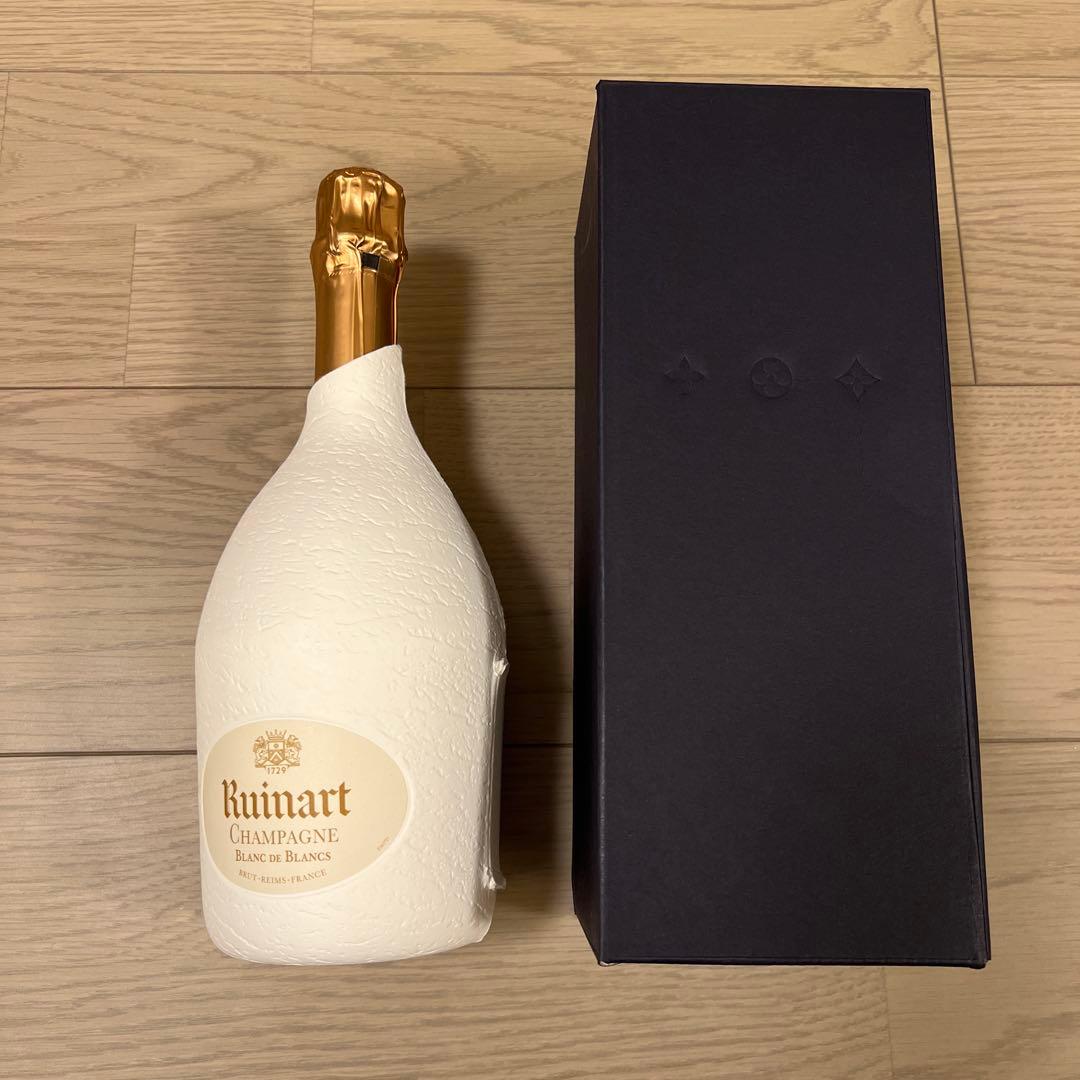 Ruinart シャンパン 750ml ホワイトボトル　VUITTON刻印箱付き
