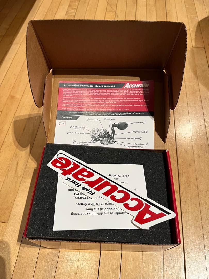 リール Accurate Dauntless 400 Narrow 2-speed