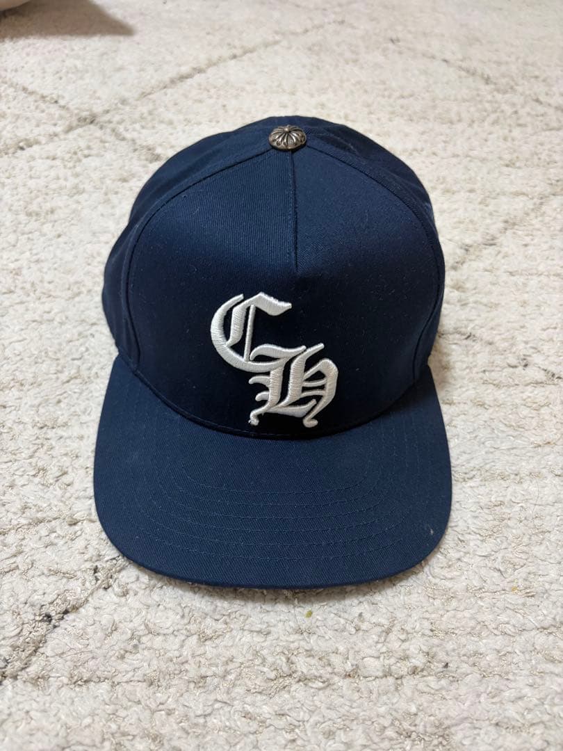 CH刺繍ネイビーキャップ