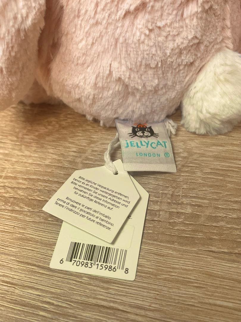 【新品/イギリス購入】 うさぎ ぬいぐるみ cherry