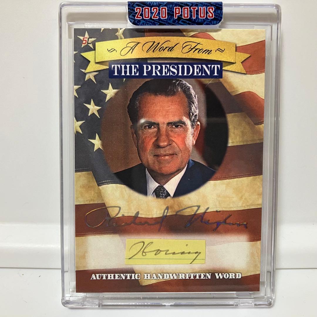 リチャード・ニクソン大統領 直筆文書 2020 Potus