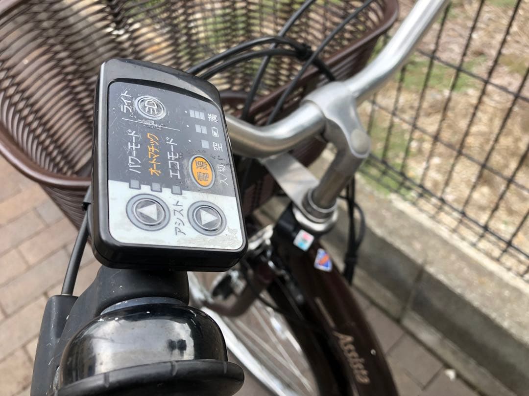 整備点検済み　電動アシスト自転車 ブリヂストンアシスタ　26インチ　ブラウン